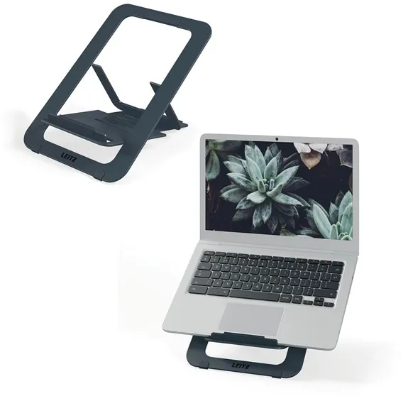 Leitz Ergo ultratunn justerbar aluminium laptopstativ